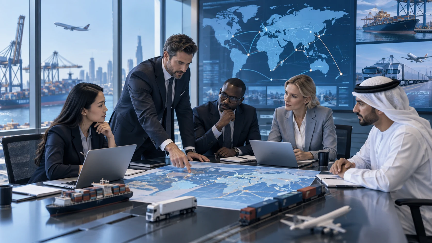 International logistics decision-making
